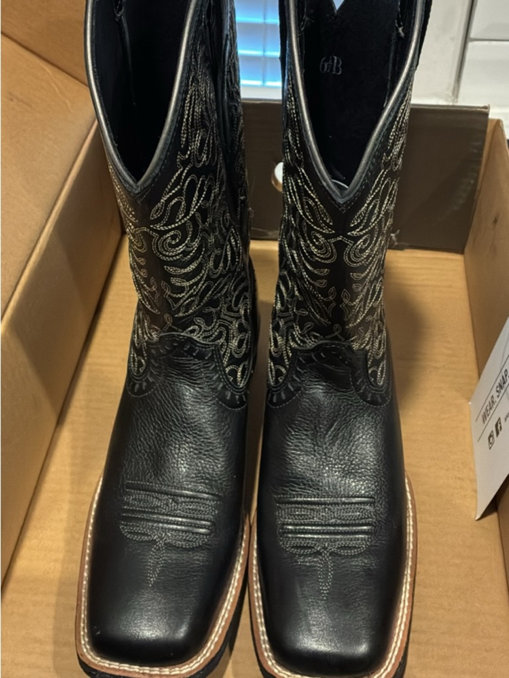 Ariat Black Deertan Round Up Remuda Women's Boots
